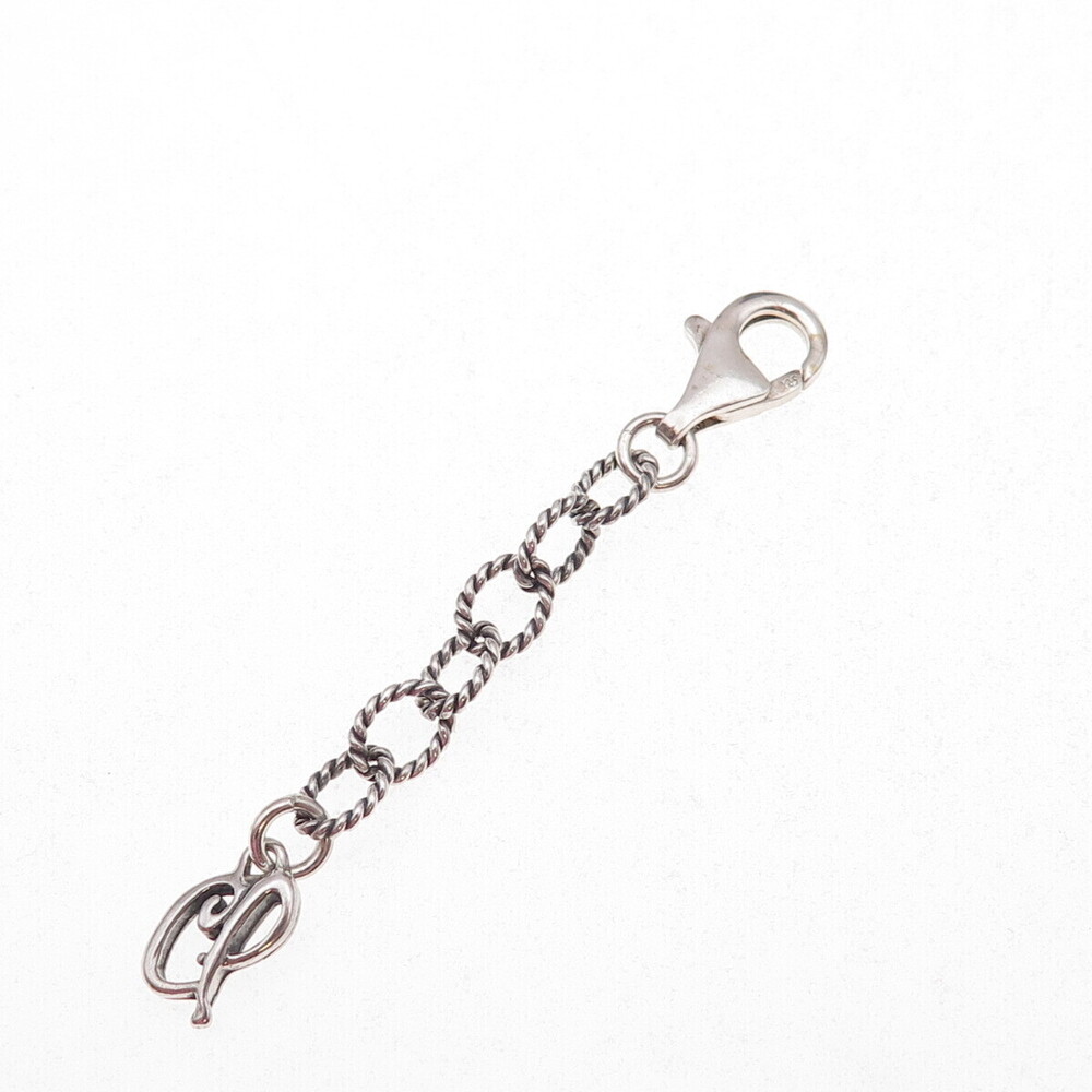 Carolyn Pollack Sterling Silver Vintage Bracelet / Necklace Chain Extension 2" - Picture 5 of 10